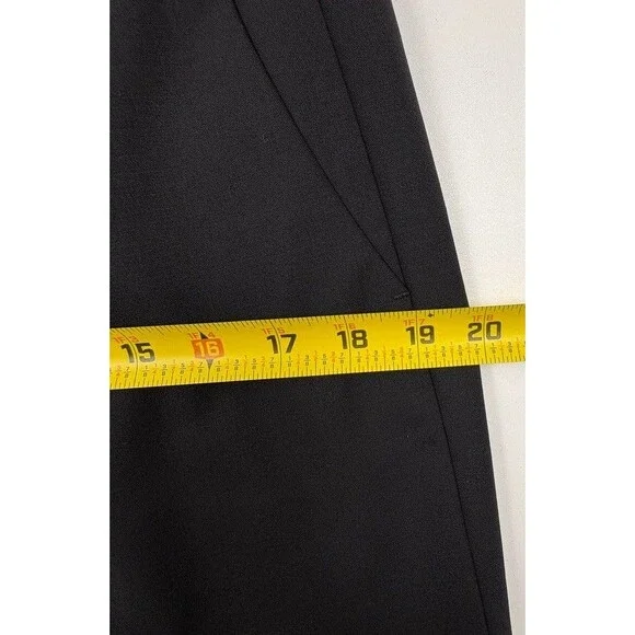 Banana Republic Logan Wool Dress Trousers Pants Modern Office Chic Stretch 10 - Picture 10 of 16